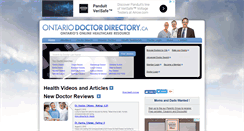 Desktop Screenshot of ontariodoctordirectory.ca
